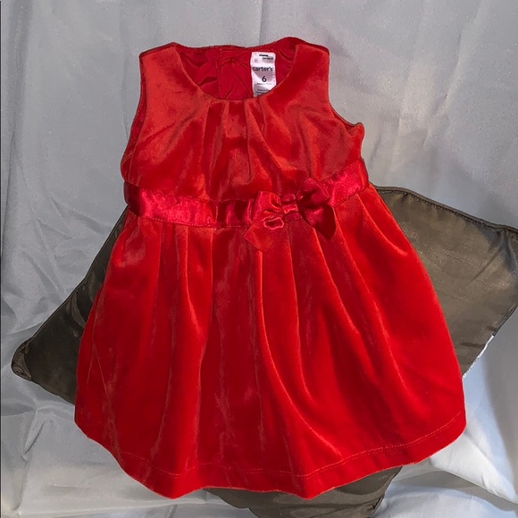 6-9M Red Holiday Dress - Picture 2 of 2
